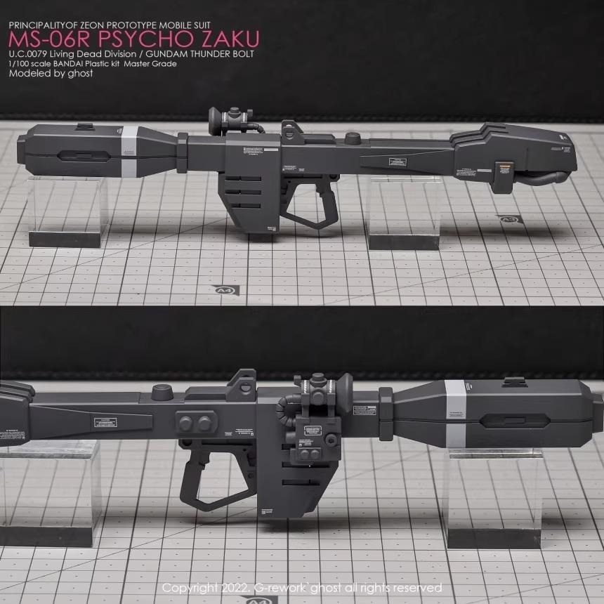 [BUOCO] 炎水貼 GHOST MG 雷霆宙域 高機動型薩克 腦波傳導型薩克 Ver.Ka 螢光水貼 精神感應薩克-細節圖9