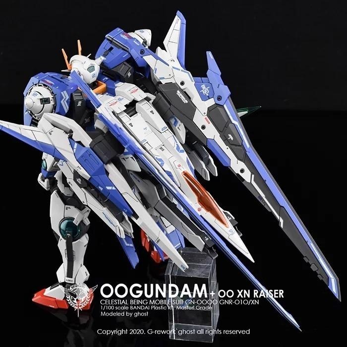 [BUOCO] 炎水貼 GHOST MG 00 斬擊強化模組 00 XN Raiser 螢光水貼 00鋼彈 能天使-細節圖8