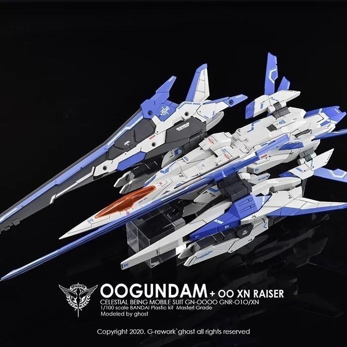 [BUOCO] 炎水貼 GHOST MG 00 斬擊強化模組 00 XN Raiser 螢光水貼 00鋼彈 能天使-細節圖3