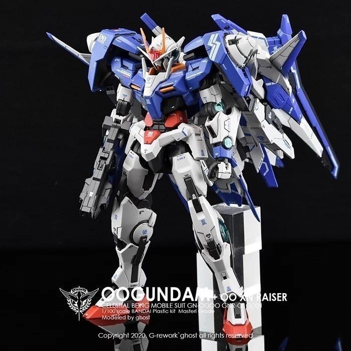 [BUOCO] 炎水貼 GHOST MG 00 斬擊強化模組 00 XN Raiser 螢光水貼 00鋼彈 能天使-細節圖4