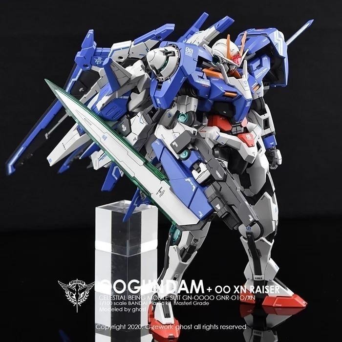 [BUOCO] 炎水貼 GHOST MG 00 斬擊強化模組 00 XN Raiser 螢光水貼 00鋼彈 能天使-細節圖5
