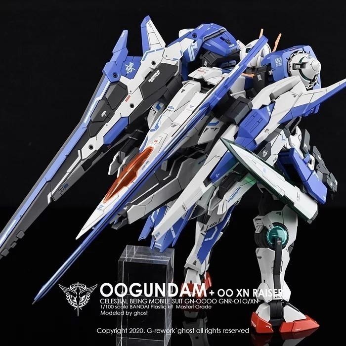 [BUOCO] 炎水貼 GHOST MG 00 斬擊強化模組 00 XN Raiser 螢光水貼 00鋼彈 能天使-細節圖6