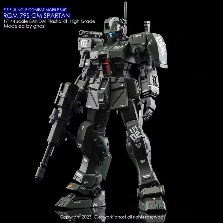 [BUOCO] 炎水貼 GHOST PB HG RGM-79SP GM SPARTAN 吉姆・斯巴達 專用水貼 螢光水貼-細節圖6
