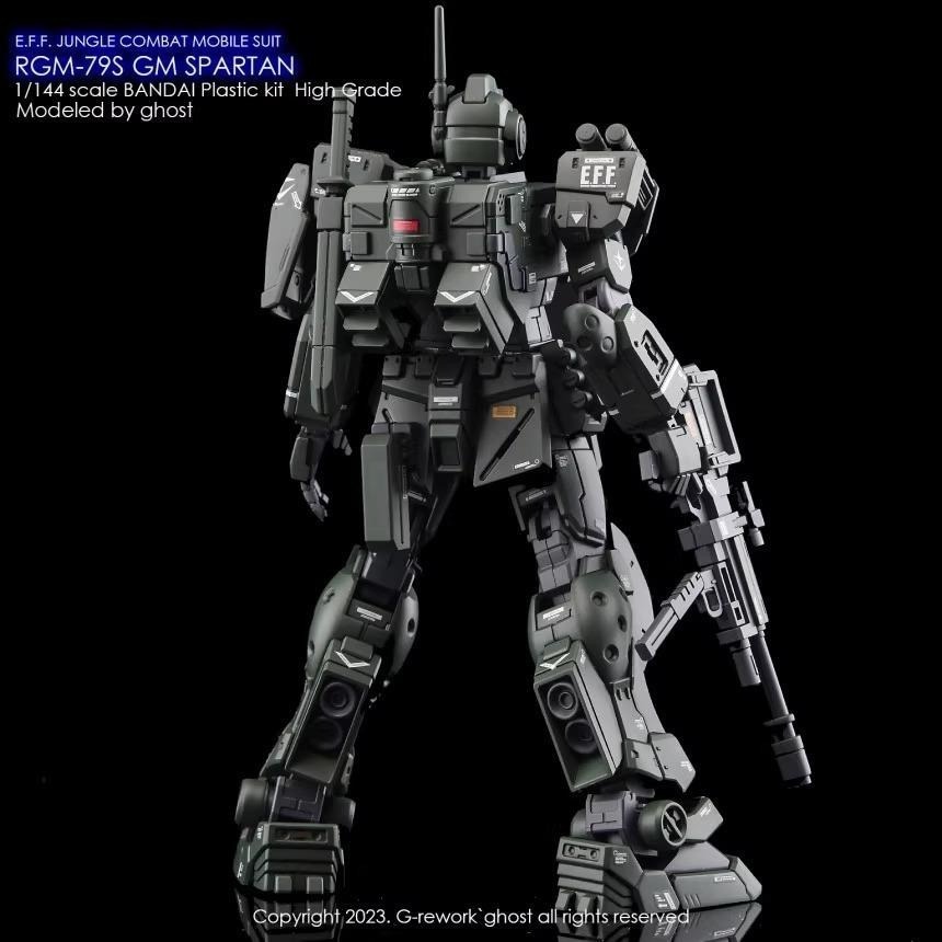 [BUOCO] 炎水貼 GHOST PB HG RGM-79SP GM SPARTAN 吉姆・斯巴達 專用水貼 螢光水貼-細節圖7