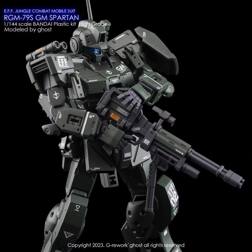 [BUOCO] 炎水貼 GHOST PB HG RGM-79SP GM SPARTAN 吉姆・斯巴達 專用水貼 螢光水貼-細節圖8