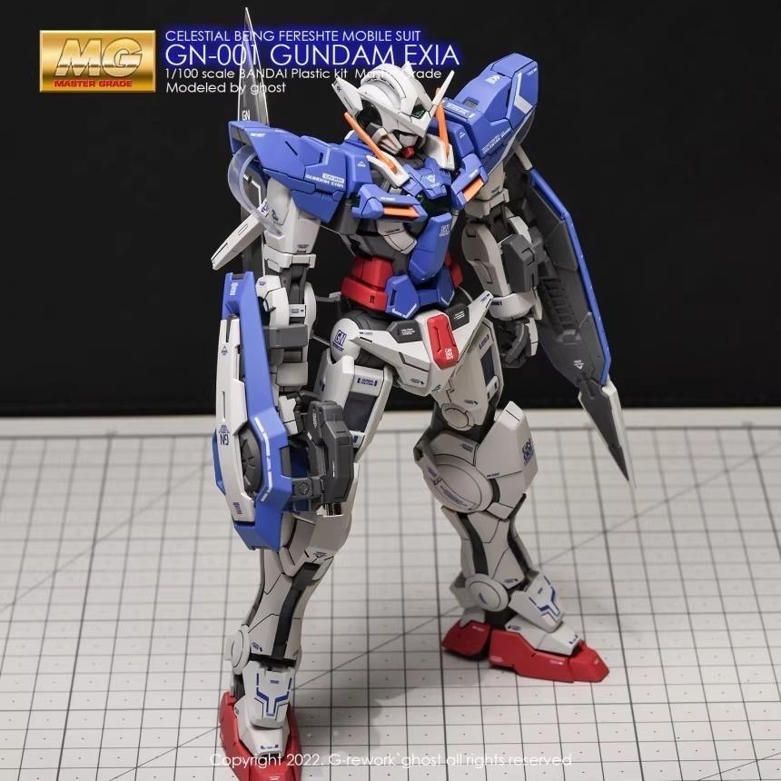 [BUOCO] 炎水貼 GHOST MG 1/100 GN-001 能天使鋼彈 EXIA 00鋼彈 專用水貼 螢光水貼-細節圖6
