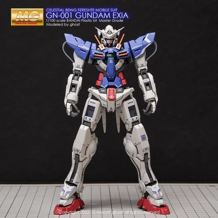[BUOCO] 炎水貼 GHOST MG 1/100 GN-001 能天使鋼彈 EXIA 00鋼彈 專用水貼 螢光水貼-細節圖7