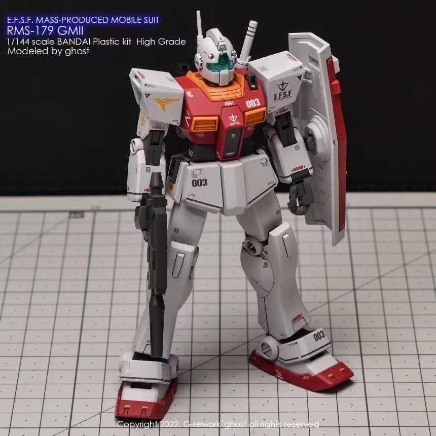 [BUOCO] 炎水貼 GHOST HG RMS-179 GM II 吉姆II 專用水貼 螢光水貼 吉姆2-細節圖6