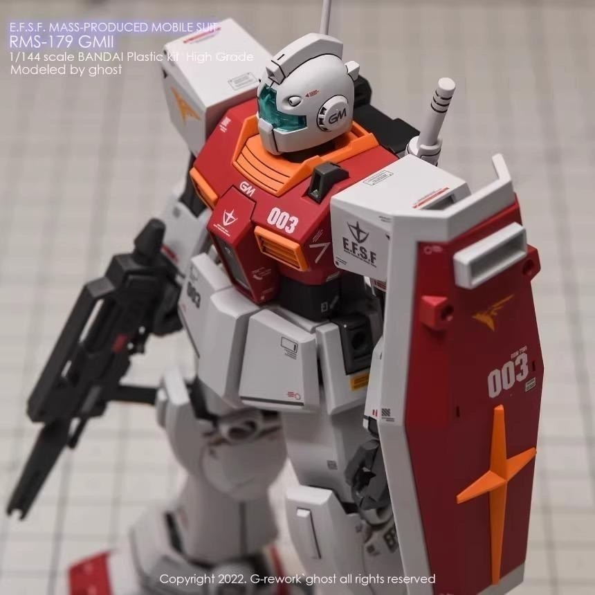 [BUOCO] 炎水貼 GHOST HG RMS-179 GM II 吉姆II 專用水貼 螢光水貼 吉姆2-細節圖8