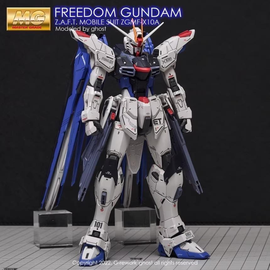 [BUOCO] 炎水貼 GHOST MG  ZGMF-X10A 自由鋼彈 2.0 Freedom 專用水貼 螢光水貼-細節圖2