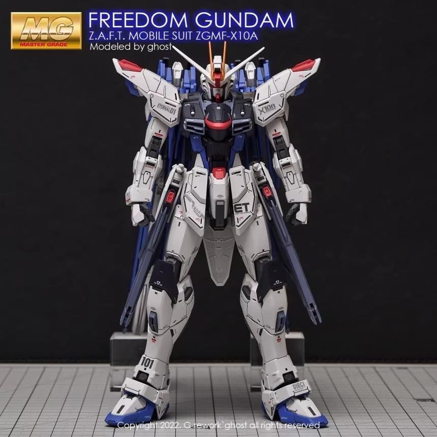 [BUOCO] 炎水貼 GHOST MG  ZGMF-X10A 自由鋼彈 2.0 Freedom 專用水貼 螢光水貼-細節圖3