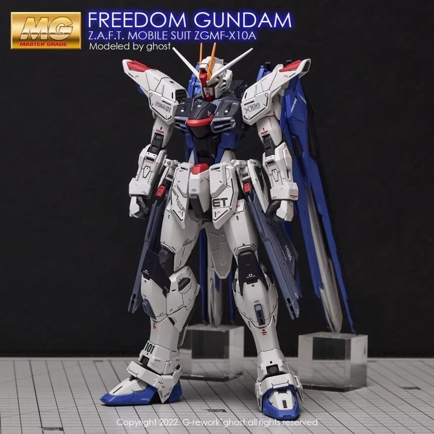 [BUOCO] 炎水貼 GHOST MG  ZGMF-X10A 自由鋼彈 2.0 Freedom 專用水貼 螢光水貼-細節圖5