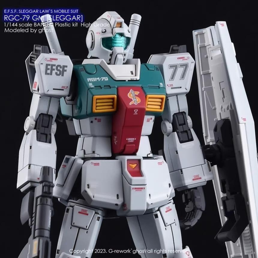 [BUOCO] 炎水貼 GHOST PB HG RGM-79 吉姆 史雷格專用機 專用水貼 螢光水貼 庫克羅斯.德安之島-細節圖3