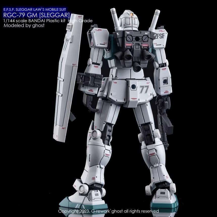 [BUOCO] 炎水貼 GHOST PB HG RGM-79 吉姆 史雷格專用機 專用水貼 螢光水貼 庫克羅斯.德安之島-細節圖5