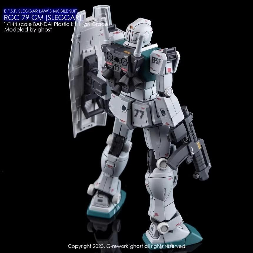 [BUOCO] 炎水貼 GHOST PB HG RGM-79 吉姆 史雷格專用機 專用水貼 螢光水貼 庫克羅斯.德安之島-細節圖6