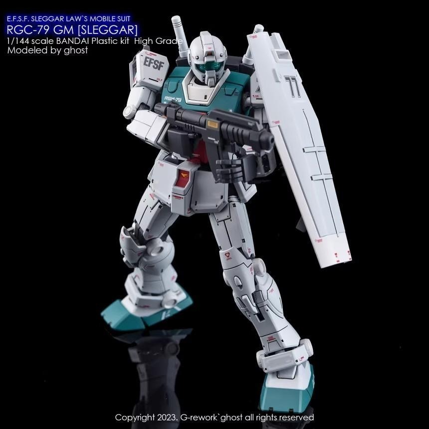 [BUOCO] 炎水貼 GHOST PB HG RGM-79 吉姆 史雷格專用機 專用水貼 螢光水貼 庫克羅斯.德安之島-細節圖7