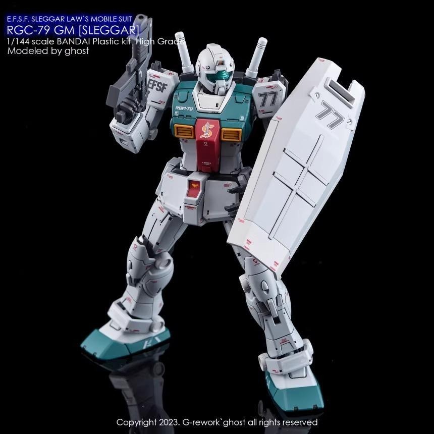 [BUOCO] 炎水貼 GHOST PB HG RGM-79 吉姆 史雷格專用機 專用水貼 螢光水貼 庫克羅斯.德安之島-細節圖8