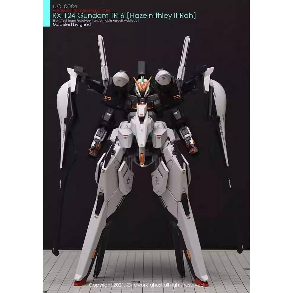 [BUOCO] 炎水貼 GHOST HG 1/144 RX-124 鋼彈 TR-6 海瑟斯雷 II・拉 專用 螢光水貼-細節圖5