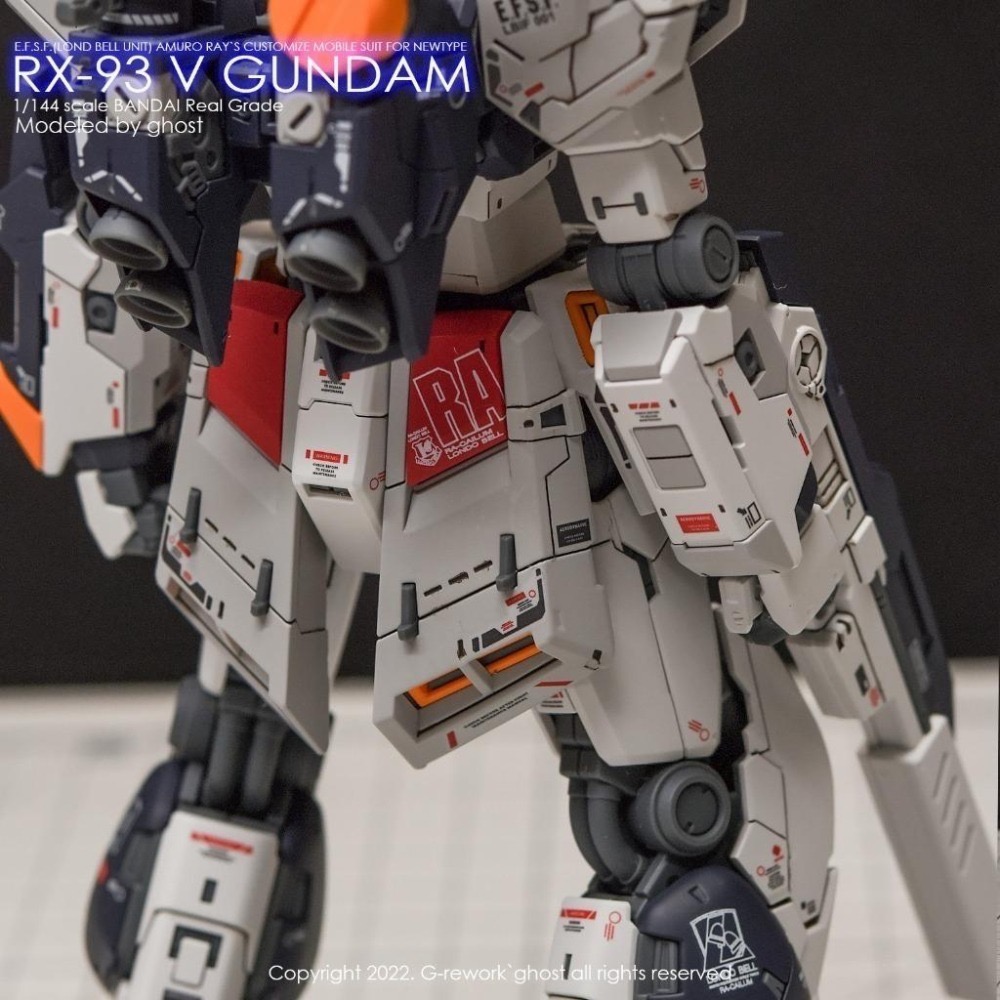 [BUOCO] 炎水貼 GHOST RG 1/144 #32 RX-93 νGundam 牛鋼彈 螢光水貼-細節圖5