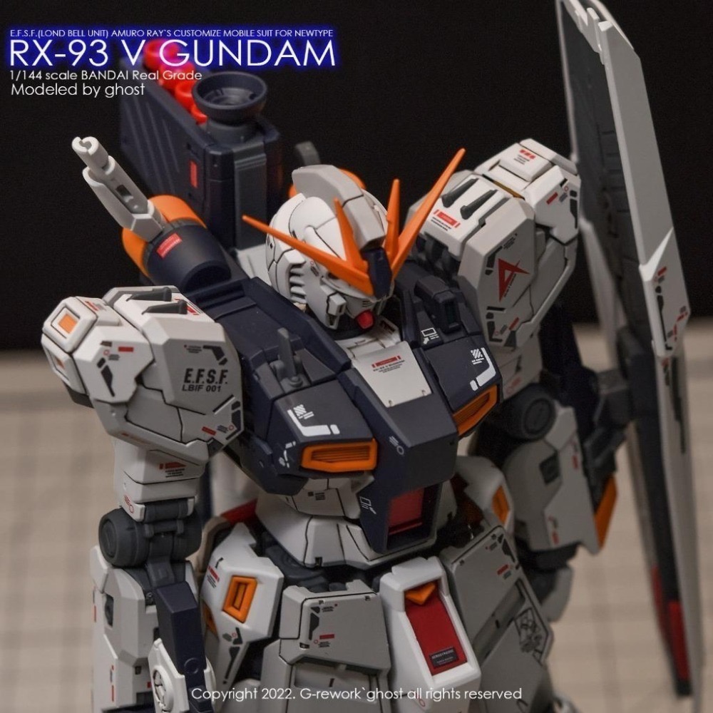 [BUOCO] 炎水貼 GHOST RG 1/144 #32 RX-93 νGundam 牛鋼彈 螢光水貼-細節圖6