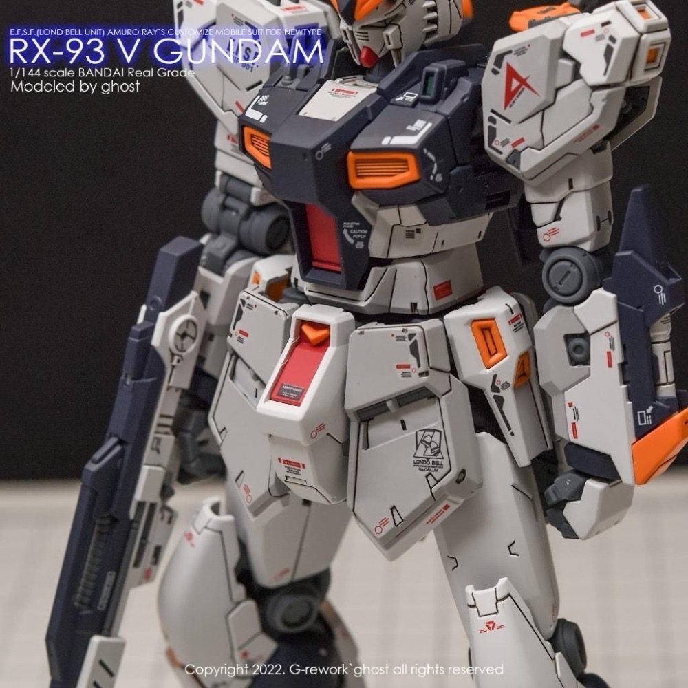 [BUOCO] 炎水貼 GHOST RG 1/144 #32 RX-93 νGundam 牛鋼彈 螢光水貼-細節圖7