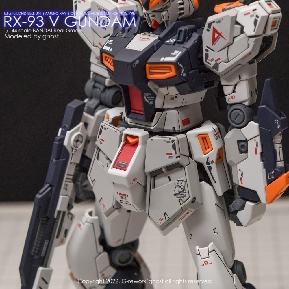 [BUOCO] 炎水貼 GHOST RG 1/144 #32 RX-93 νGundam 牛鋼彈 牛鋼 螢光水貼-細節圖7