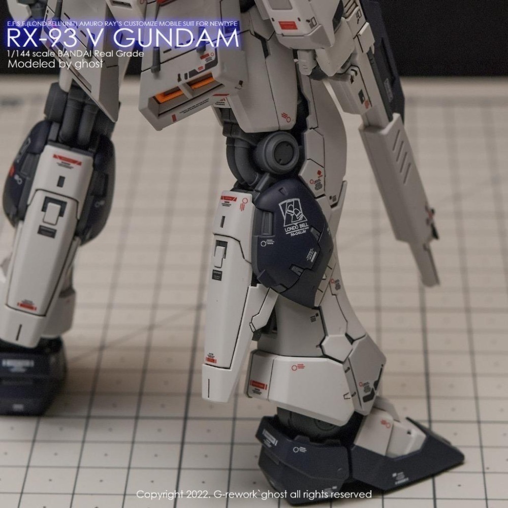 [BUOCO] 炎水貼 GHOST RG 1/144 #32 RX-93 νGundam 牛鋼彈 牛鋼 螢光水貼-細節圖8