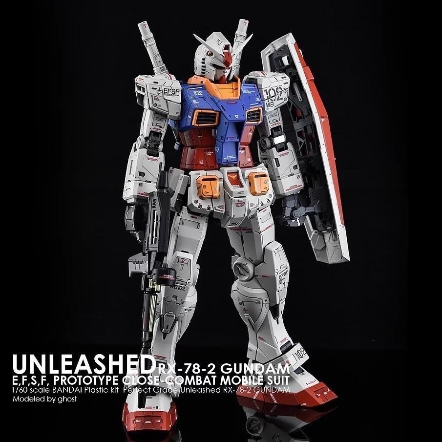 [BUOCO] 炎水貼 GHOST PGU 1/60 RX-78-2 鋼彈 專用螢光水貼-細節圖9