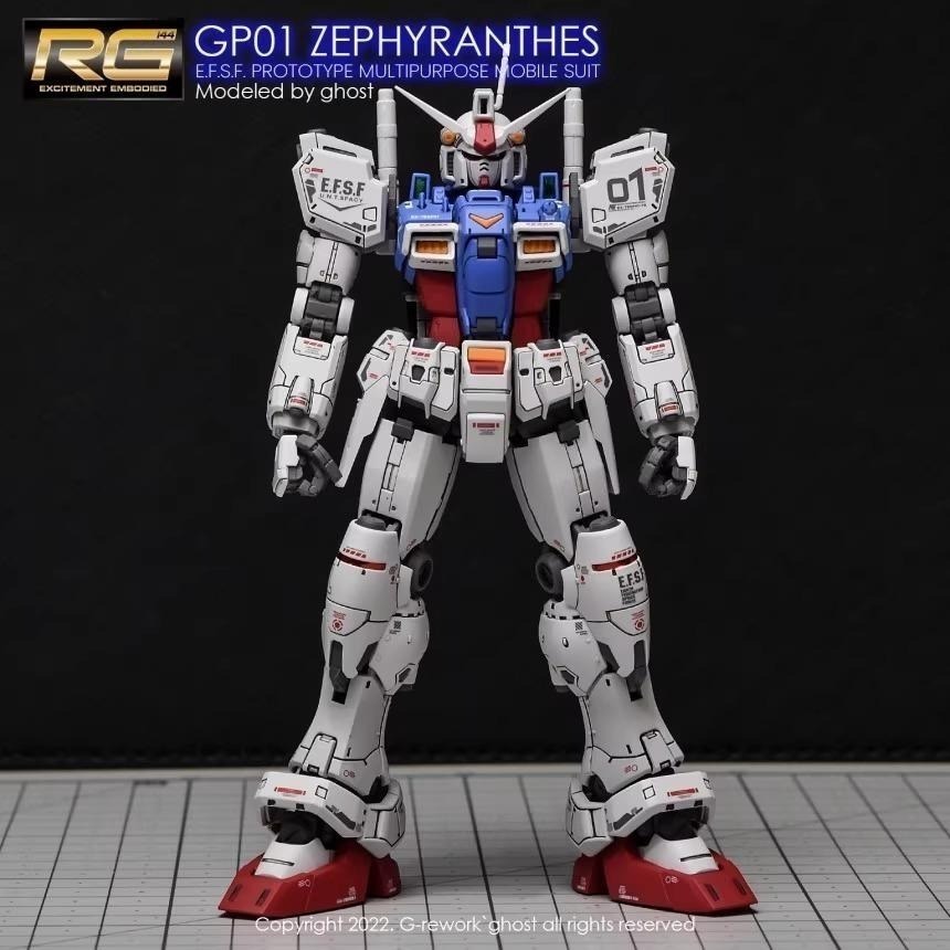 [BUOCO] 炎水貼 GHOST RG 1/144 #12 RX-78 GP01 鋼彈試作一號機 陸戰型-細節圖3