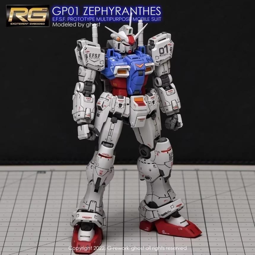 [BUOCO] 炎水貼 GHOST RG 1/144 #12 RX-78 GP01 鋼彈試作一號機 陸戰型-細節圖4
