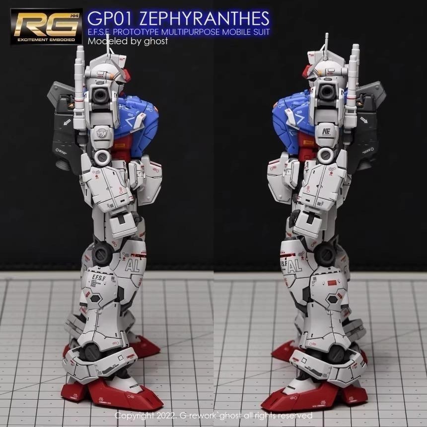 [BUOCO] 炎水貼 GHOST RG 1/144 #12 RX-78 GP01 鋼彈試作一號機 陸戰型-細節圖6
