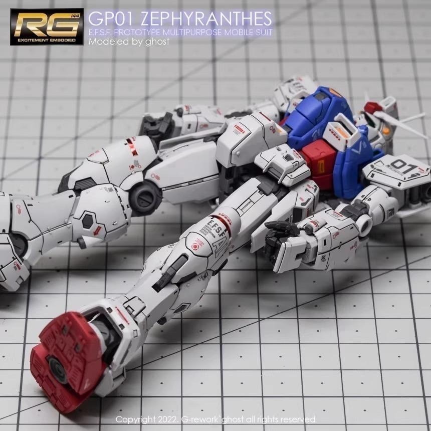 [BUOCO] 炎水貼 GHOST RG 1/144 #12 RX-78 GP01 鋼彈試作一號機 陸戰型-細節圖8