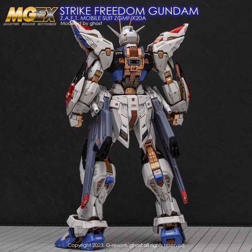 [BUOCO] 炎水貼 GHOST MGEX ZGMF-X20A 攻擊自由鋼彈 Strike Freedom 螢光水貼-細節圖3