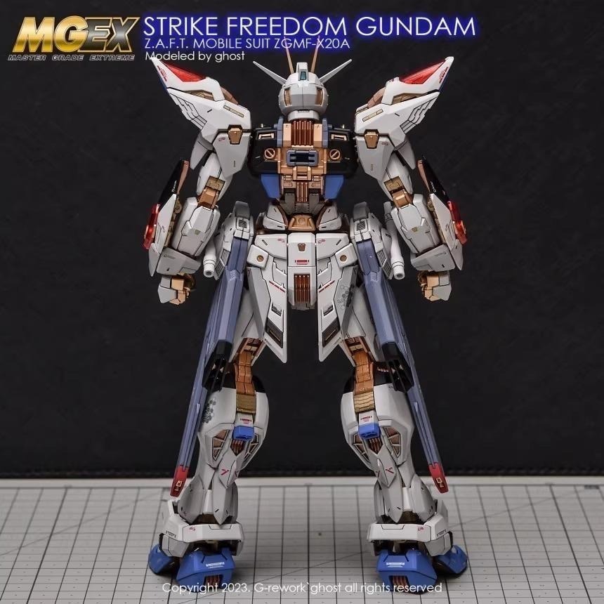 [BUOCO] 炎水貼 GHOST MGEX ZGMF-X20A 攻擊自由鋼彈 Strike Freedom 螢光水貼-細節圖6