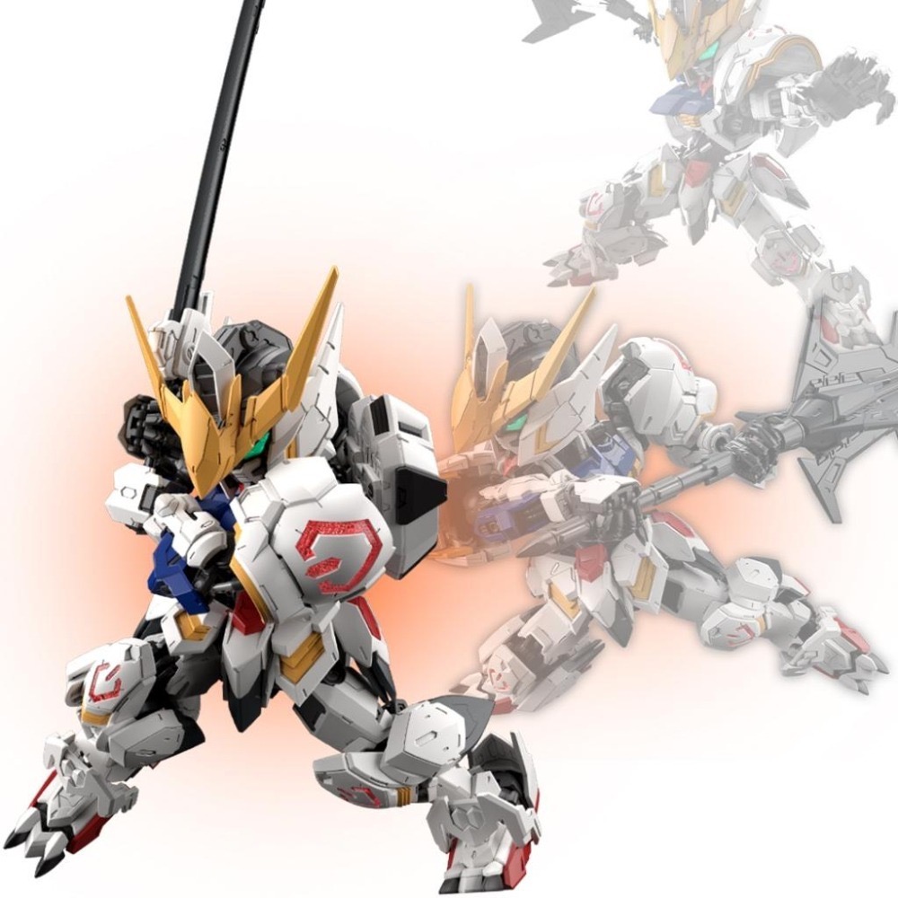 [BUOCO] 炎水貼 GHOST MGSD ASW-G-08 獵魔鋼彈 巴巴托斯 第四形態 MGSD樣式 螢光水貼-細節圖5