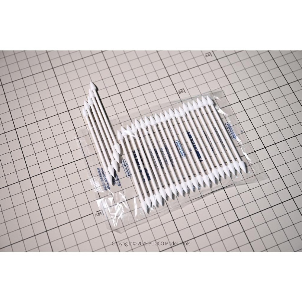[BUOCO] 日本 SANYO HUBY-340 無塵棉棒 滲線 擦拭棒 舊化 鋼彈模型 棉花棒 尖頭 大尖頭 細尖-細節圖6