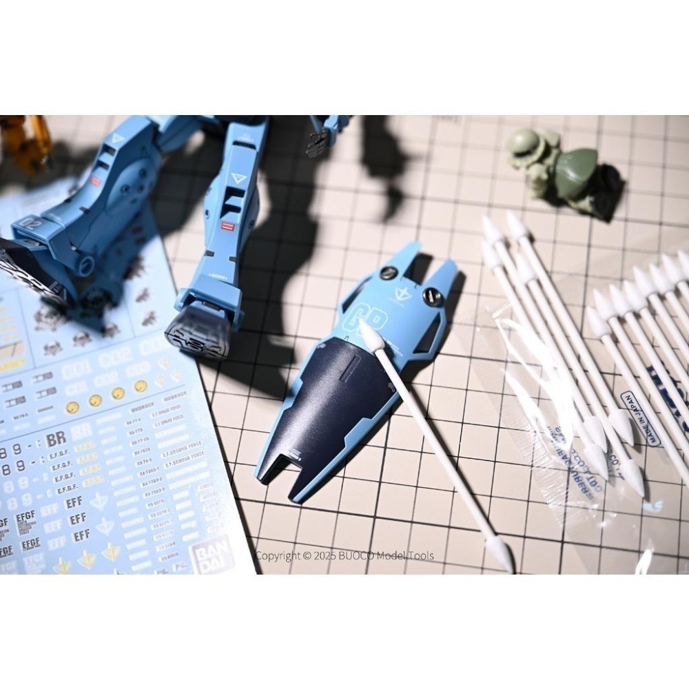 [BUOCO] 日本 SANYO HUBY-340 無塵棉棒 滲線 擦拭棒 舊化 鋼彈模型 棉花棒 尖頭 大尖頭 細尖-細節圖9
