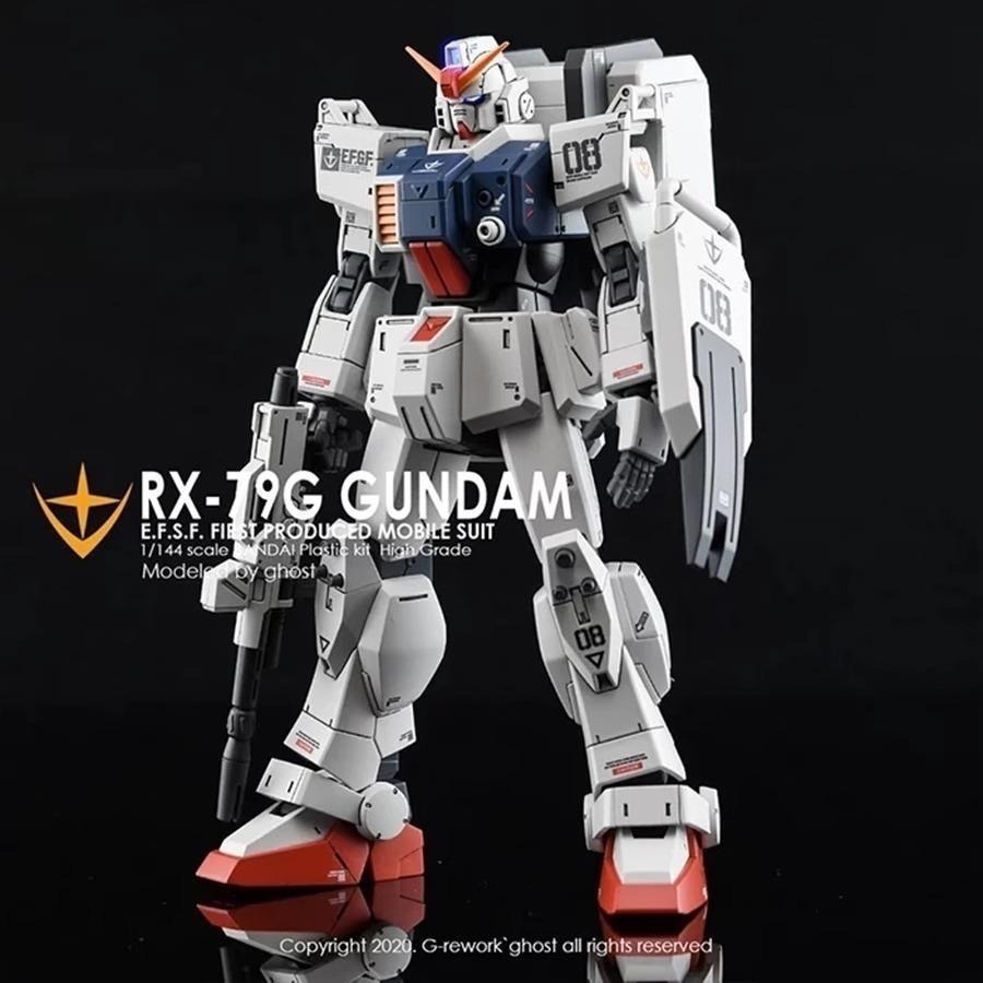 [BUOCO] 炎水貼 GHOST HG RX-79[G] 陸戰型鋼彈 專用水貼 螢光水貼 08MS小隊 奴隸幽靈-細節圖4