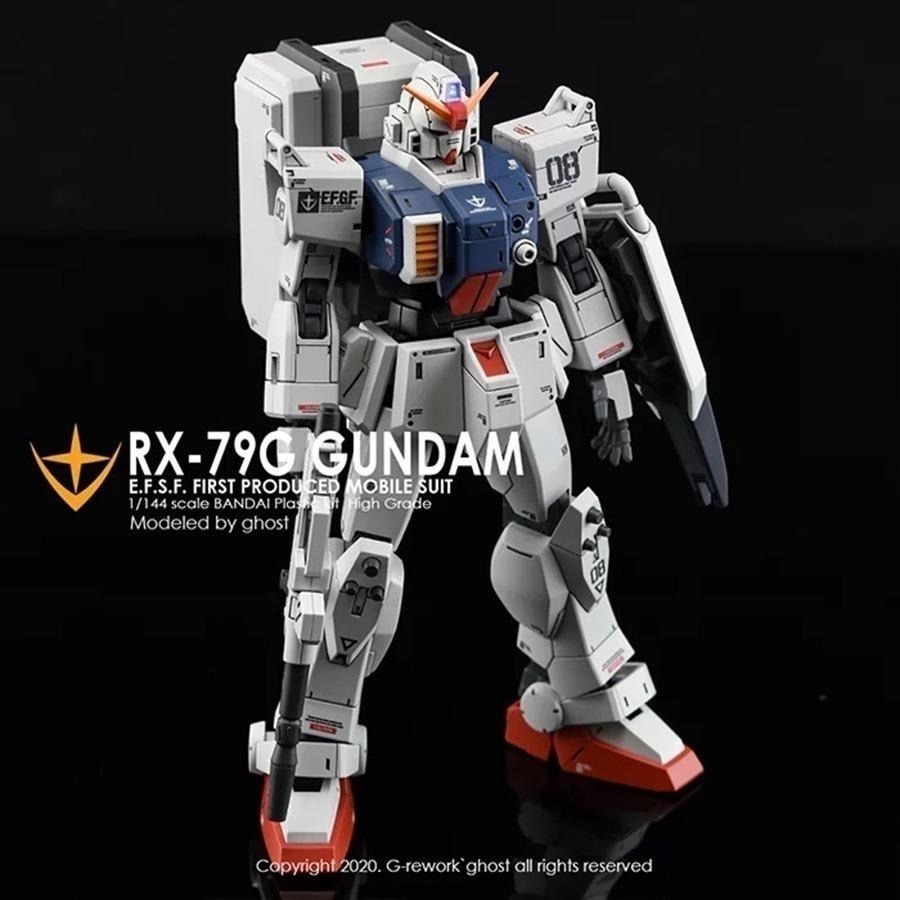[BUOCO] 炎水貼 GHOST HG RX-79[G] 陸戰型鋼彈 專用水貼 螢光水貼 08MS小隊 奴隸幽靈-細節圖7