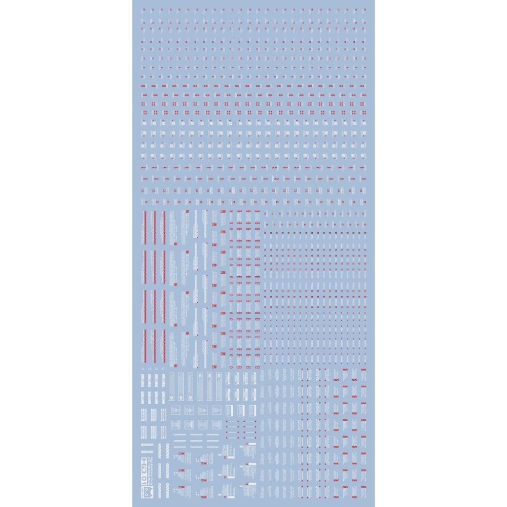 [BUOCO] 方貓 HD高解析通用水貼 (1/100) - HD01/03/05 雙色系列 (紅白/紅灰) - 警示標-細節圖2