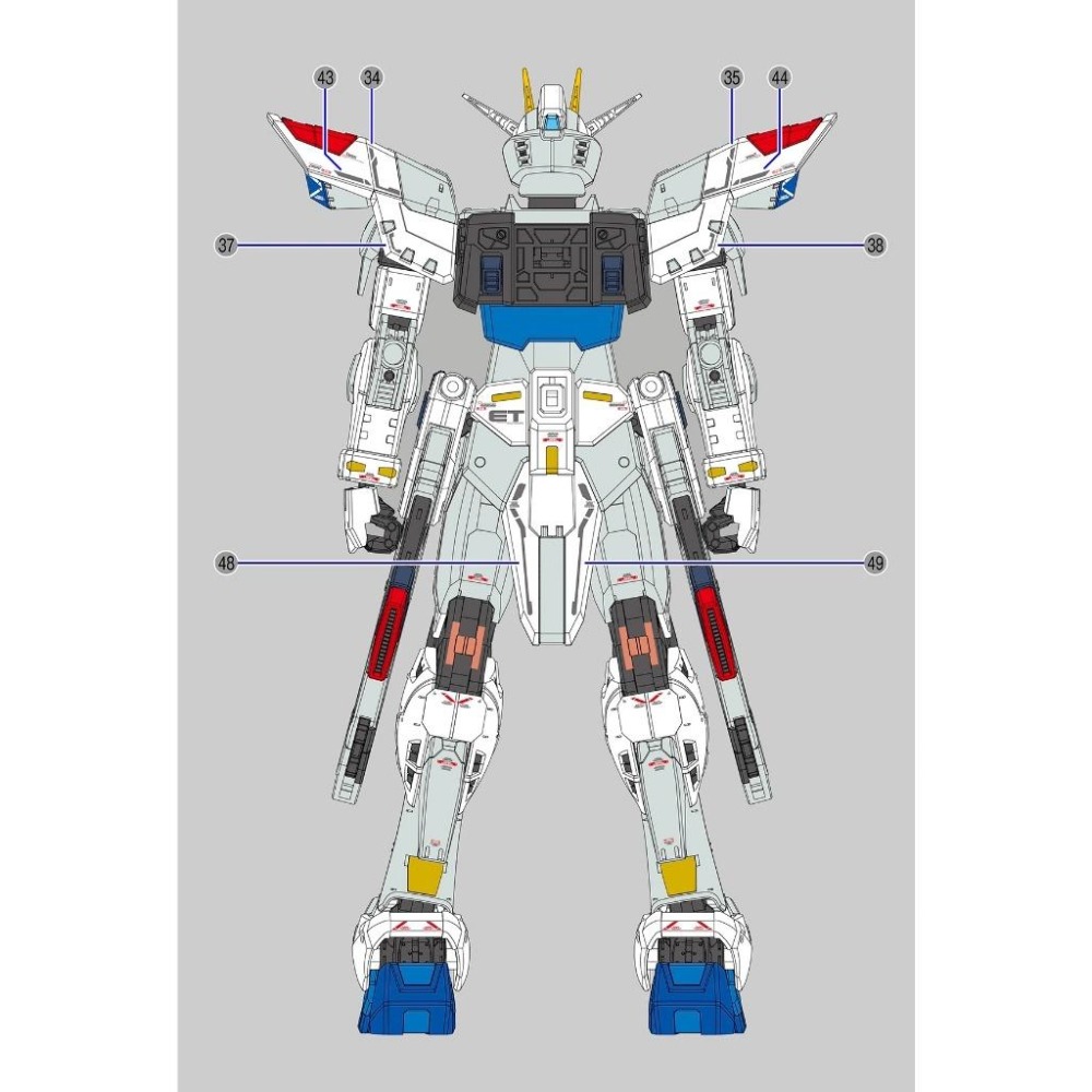 [BUOCO] EVO RG-05 RG 自由鋼彈 + Ver.GCP 3週年紀念版 專用螢光水貼 / 上海立像版-細節圖3