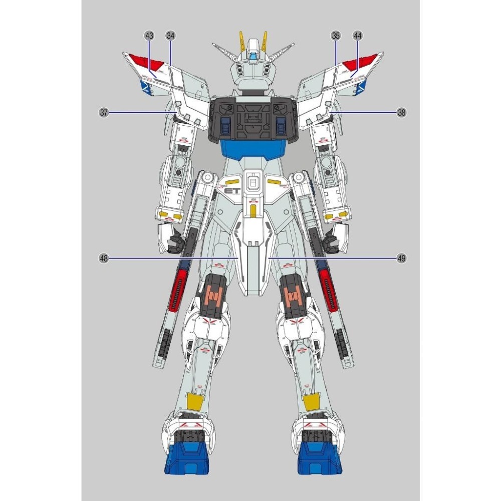 [BUOCO] EVO RG-05 RG 自由鋼彈 + Ver.GCP 3週年紀念版 專用螢光水貼 / 上海立像版-細節圖3
