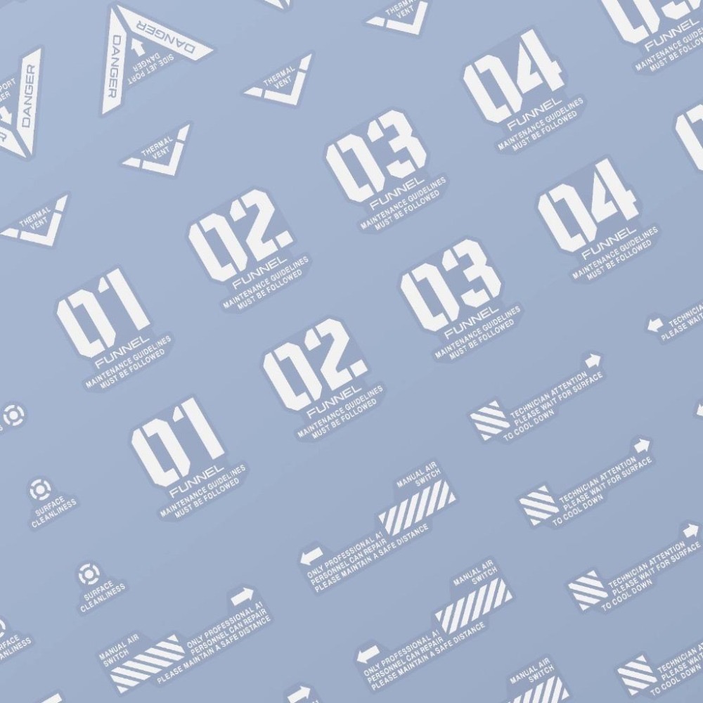 [BUOCO] EVO Monster系列 T-01/T-02 高解析通用水貼 (義大利Cartograf製)1/100-細節圖4