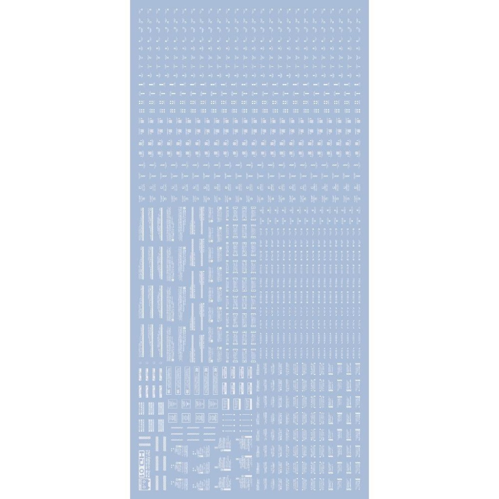 [BUOCO] EVO 方貓 高解析通用水貼 (1/100) - HD01/03/05 警示標語 / 幾何 / 長條標示-細節圖2