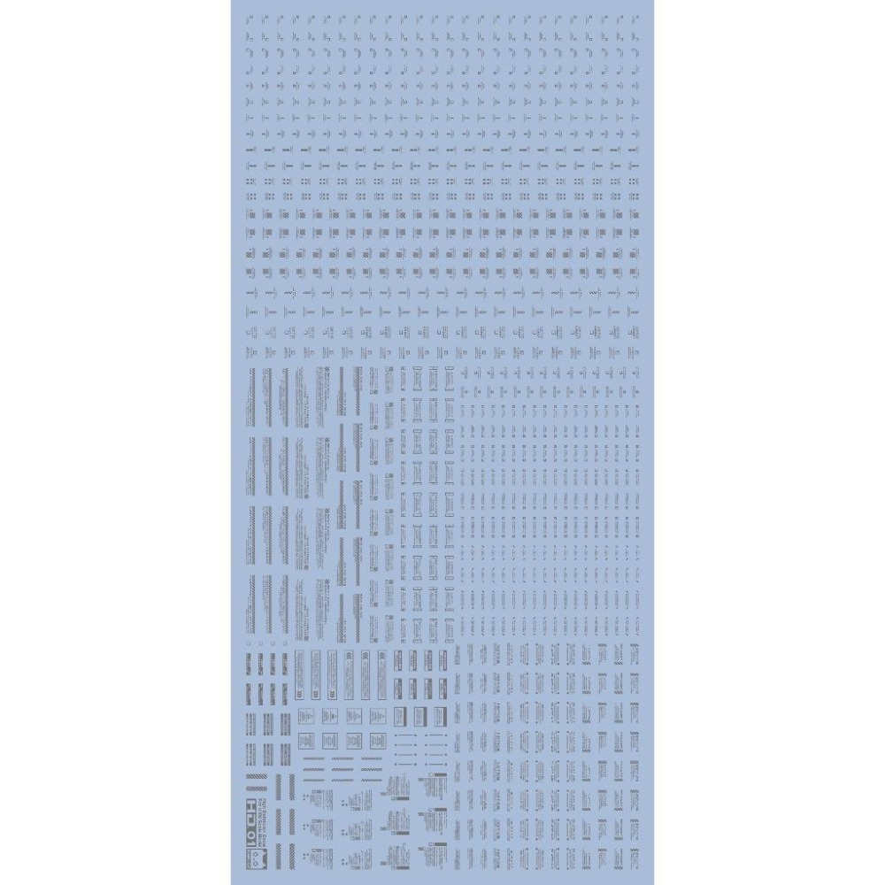 [BUOCO] EVO 方貓 高解析通用水貼 (1/100) - HD01/03/05 警示標語 / 幾何 / 長條標示-細節圖3