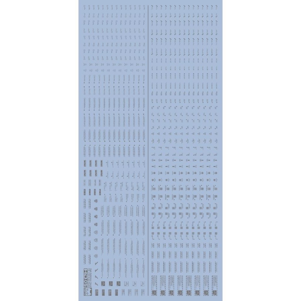 [BUOCO] EVO 方貓 高解析通用水貼 (1/100) - HD01/03/05 警示標語 / 幾何 / 長條標示-細節圖7