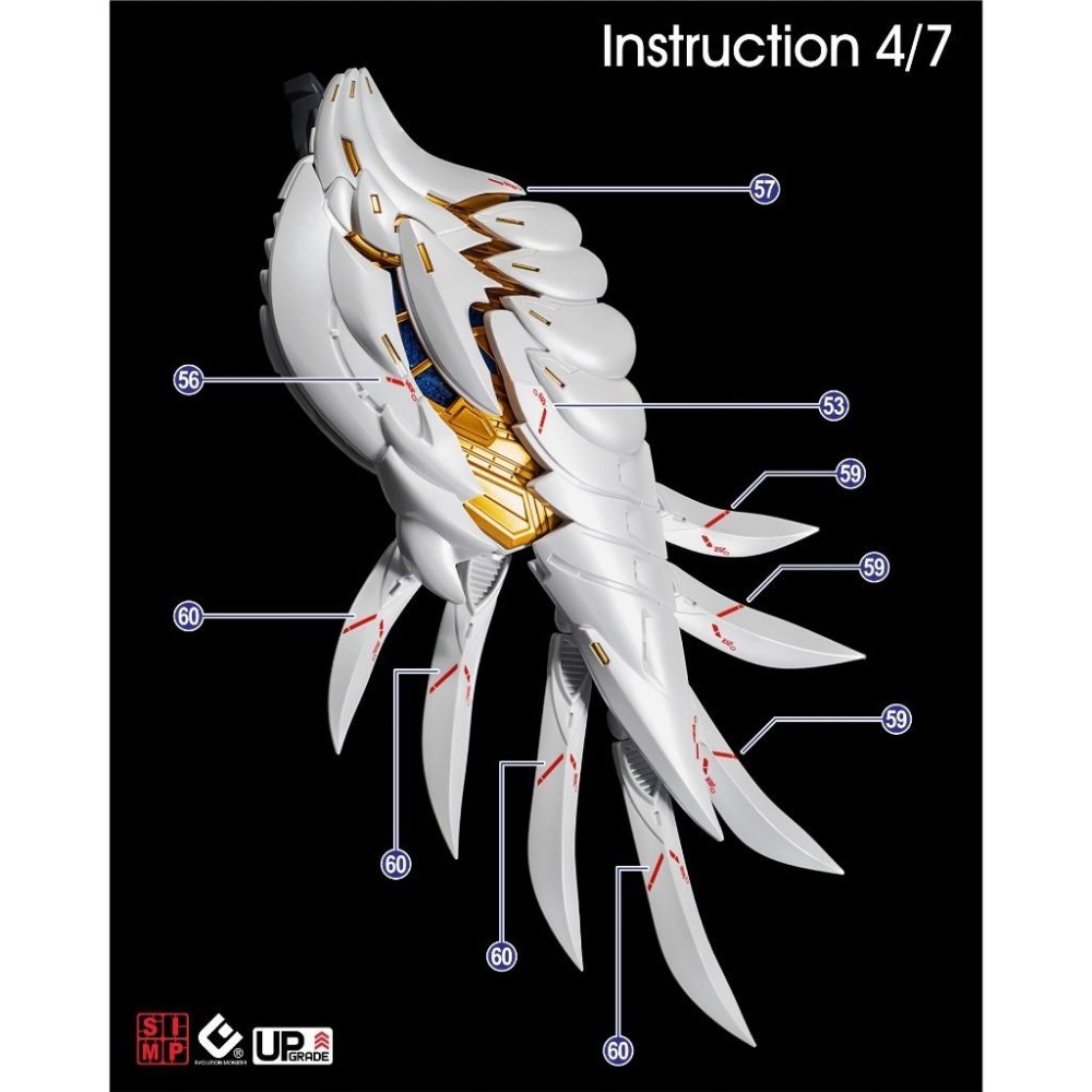 BUOCO] EVO MGSD-03 MGSD 飛翼鋼彈零式 EW & 白雪姬前奏曲 雙版本專用螢光水貼掉毛 / 希洛唯-細節圖5