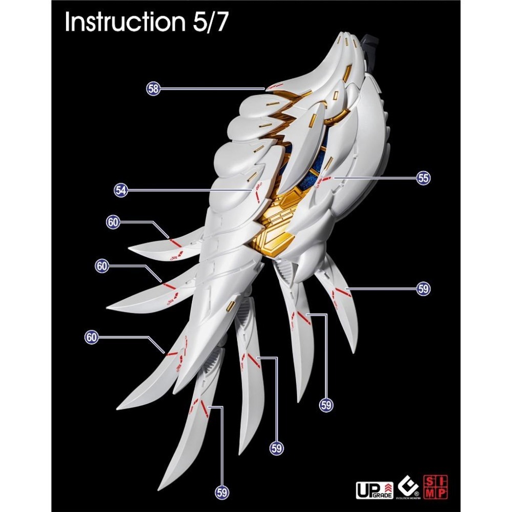 BUOCO] EVO MGSD-03 MGSD 飛翼鋼彈零式 EW & 白雪姬前奏曲 雙版本專用螢光水貼掉毛 / 希洛唯-細節圖6