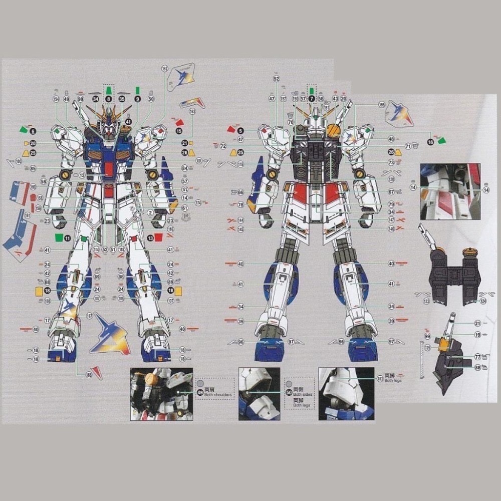 [BUOCO] EVO P-RG-V RG RX-93ff ν鋼彈 [福岡限定] 專用螢光水貼 (1/144) 福岡牛-細節圖4