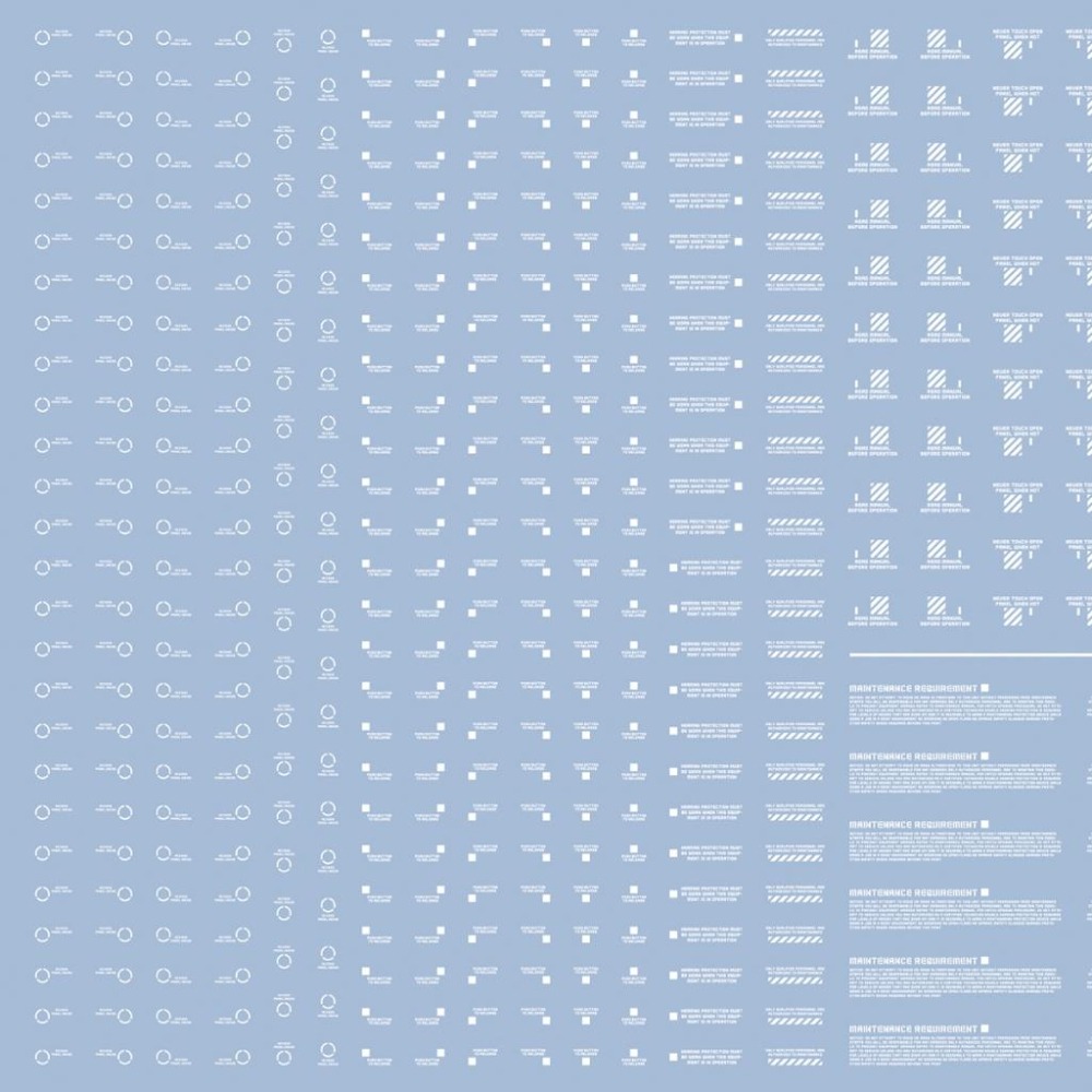 [BUOCO] 方貓 HD高解析通用水貼 (1/100) - HD07 特殊裝備 / 武器庫 / 警示標語 / (白色)-細節圖2